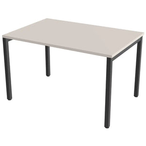 100cm desk with 80cm depth, cashmere top and black frame