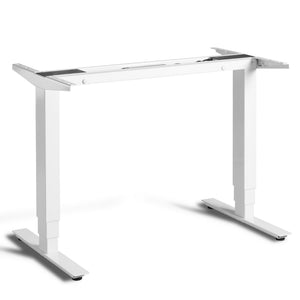 100cm height adjustable desk frame - Pacto - White - Studio Image
