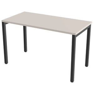 120cm desk with 60cm depth, cashmere top and black frame