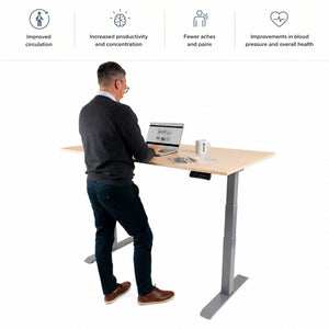 200cm standing desk for healthier sit stand working