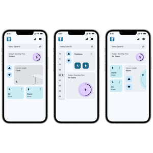 Adjustable Height Smart Desk - NeoActiv2 - Active Working App - Smart Features