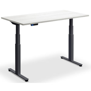 Bike with Desk - Rize Spin - Anthracite Frame - Cascina Pine Top - Studio Image