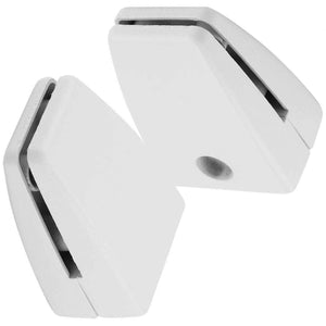 Brackets for Desk Privacy Screen - Surface Mount White - Set of 2