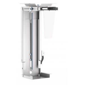 CPU Holder - White Colour - Front Left View - Studio Image