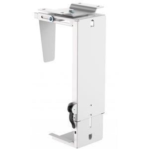 CPU Holder - White Colour - Rear View - Studio Image