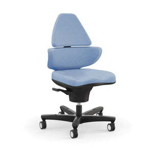 Core Chair Elite - Active Chair - Dusted Blue Knitted Mesh - Studio Image