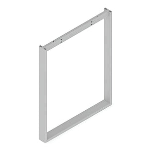 Custom Desk Frame - Silver Colour Frame Shown - Studio Image