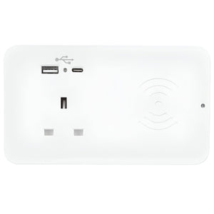 Desk Power Module - Wireless - White Colour