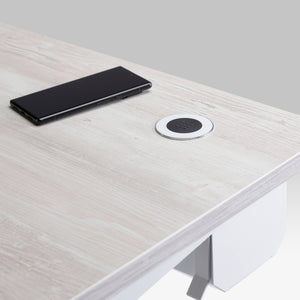 Desk QI Charger - 60mm Premium Wireless Charger Lifestyle Image