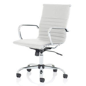 Executive Office Chair - White Colour - Studio Image