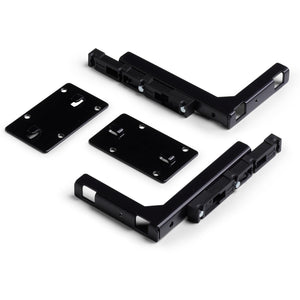Height Adjustable Desk Modesty Panel - Panel Brackets - Black Colour