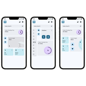 L Shaped Smart Desk - NeoActiv3+ - Active Working App - Smart Features
