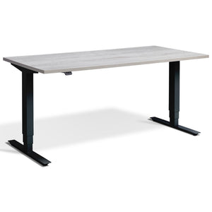 Lavoro Advance Desk - Black Frame - Cascina Pine Top - Studio Image