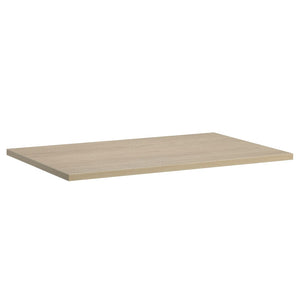 natural oak desk table top complete view