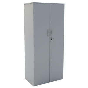 Office Storage Cupboard - Revilo - XL Cabinet - Monument Grey - Studio Image