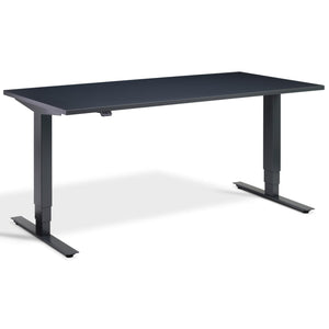 Office Bicycle Desk - Masta Spin - Anthracite Frame - Anthracite Top - Studio Image