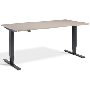 Office Bicycle Desk - Masta Spin - Anthracite Frame - Stone Top - Studio Image