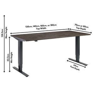Office Bicycle Desk - Masta Spin Desk Dimensions