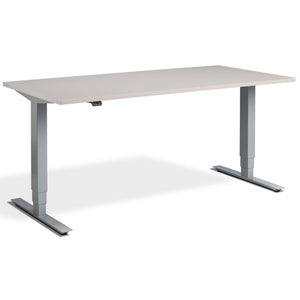 Office Bike Desk - Masta Spin - Silver Frame - Cashmere Top - Studio Image