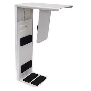 PC Under Desk Mount - White Colour - Studio Image