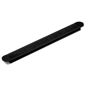 Rectangular Desk Cable Port - Black Colour - Studio Image