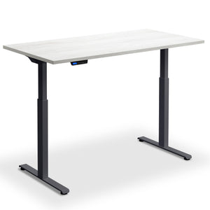 Rise and Fall Desk - Rize1 - Anthracite Frame - Cascina Pine Top - Studio Image