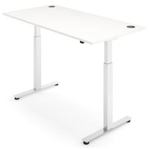 Smart Adjustable Desk - NeoActiv2 - White Frame - White Top - Studio Image