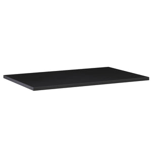 soft black desk top complete view