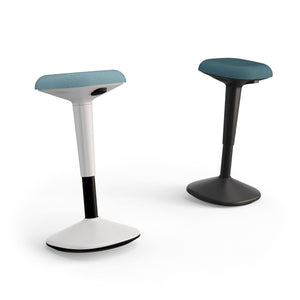 Stand Up Seat - Viasit Younit - Showing the tele-grey and black base seat