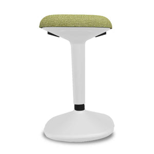 Stand Up Seat - Viasit Younit - Tele-Grey Base - Green Era 1243 Seat Fabric - Studio Image