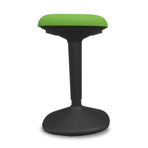 Standing Chair - Viasit Younit - Black Base - Green Alba 1144 Seat Fabric - Studio Image