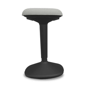 Standing Chair - Viasit Younit - Black Base - Grey Alba 1145 Seat Fabric - Studio Image