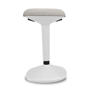 Standing Chair - Viasit Younit - Tele-Grey Base - Light Grey Era 1245 Seat Fabric - Studio Image