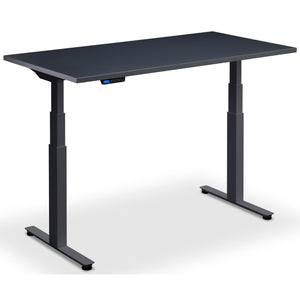 Standing Desk Extra Long - Rize-XL - Anthracite Frame - Anthracite Top - Studio Image