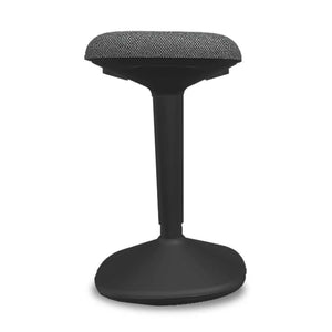 Standing Seat - Viasit Younit - Black Base - Dark Grey Era 1247 Seat Fabric - Studio Image