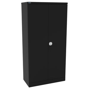 Storage Cabinet Office - Revilo - Large Cabinet - Black - Studio Image