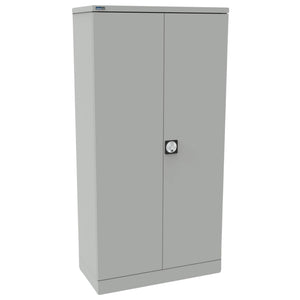 Storage Cabinet Office - Revilo - Large Cabinet - Light Grey - Studio Image