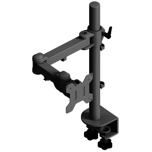 Strata Single Monitor Stand - Black Colour - Top View Shown