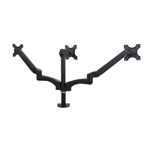 Velaro Triple Monitor Stand - Rear View - Studio Image