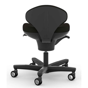 Viasit CoreChair Classic - Black Colour - Rear View - Studio Image