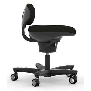Viasit CoreChair Classic - Black Colour - Right Side View - Studio Image