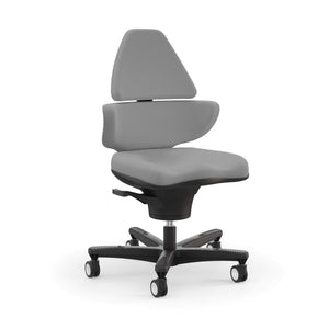 Viasit CoreChair Elite - Active Chair - Light Grey Vinyl - Studio Image