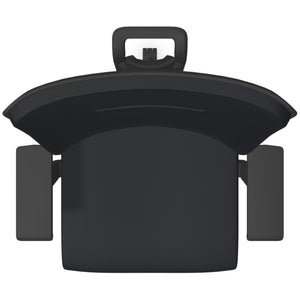 Viasit Toleo Chair - Black Colour Top View  - Studio Image