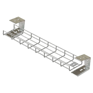 Wire under desk cable basket for cable management studio image