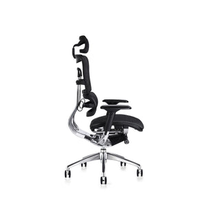 Hood seating i29 mesh seat with ergo headrest right side view
