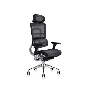 Hood seating i29 mesh seat with executive head rest front right view