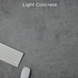 light concrete table top sample close up view