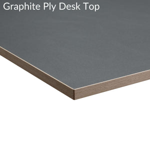 Graphite Ply Edge Desk Top