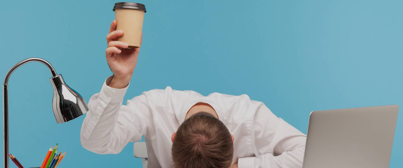 Office worker with a sedentary lifestyle