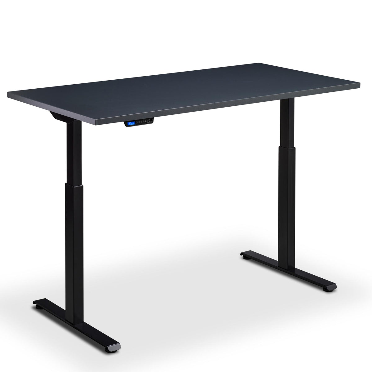 120cm Standing Desk - Rize 120 - Black Frame - Anthracite Top - Studio Image